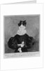Portrait and Birth Record of Mahala Wechter, 1833 by Jacob Maentel