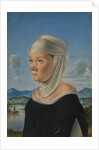 Portrait of a Woman, Possibly a Nun of San Secondo; Scene in Grisaille, ca. 1485-95 by Jacometto Veneziano