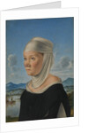 Portrait of a Woman, Possibly a Nun of San Secondo; Scene in Grisaille, ca. 1485-95 by Jacometto Veneziano