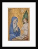 Manuscript Leaf with the Annunciation from a Book of Hours, ca. 1485-90 by Jean Bourdichon