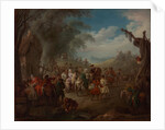 Troops on the March, ca. 1725 by Jean-Baptiste Pater