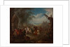 Troops on the March, ca. 1725 by Jean-Baptiste Pater
