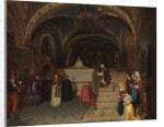 Pope Gregory XVI Visiting the Church of San Benedetto at Subiaco, 1843 by Jean-François Montessuy