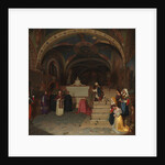 Pope Gregory XVI Visiting the Church of San Benedetto at Subiaco, 1843 by Jean-François Montessuy