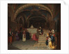 Pope Gregory XVI Visiting the Church of San Benedetto at Subiaco, 1843 by Jean-François Montessuy