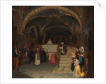 Pope Gregory XVI Visiting the Church of San Benedetto at Subiaco, 1843 by Jean-François Montessuy