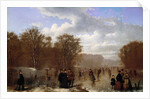 Skating on the Wissahickon, 1875 by Johan Mengels Culverhouse