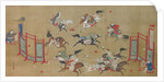 Tartars Playing Polo, early 18th century by Kano Eisen'in Furunobu