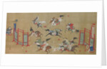 Tartars Playing Polo, early 18th century by Kano Eisen'in Furunobu
