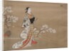 Parody of Murasaki, from 'Lavender', chapter 5 of the Tale of Genji, 18th century by Kawamata Tsuneyuki