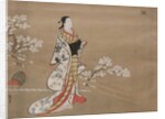 Parody of Murasaki, from 'Lavender', chapter 5 of the Tale of Genji, 18th century by Kawamata Tsuneyuki