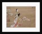 Parody of Murasaki, from 'Lavender', chapter 5 of the Tale of Genji, 18th century by Kawamata Tsuneyuki