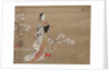 Parody of Murasaki, from 'Lavender', chapter 5 of the Tale of Genji, 18th century by Kawamata Tsuneyuki