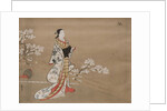 Parody of Murasaki, from 'Lavender', chapter 5 of the Tale of Genji, 18th century by Kawamata Tsuneyuki
