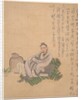Figures, flowers, and landscapes, one leaf dated 1627 by Chen Hongshou
