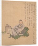 Figures, flowers, and landscapes, one leaf dated 1627 by Chen Hongshou