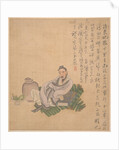 Figures, flowers, and landscapes, one leaf dated 1627 by Chen Hongshou