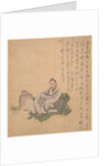 Figures, flowers, and landscapes, one leaf dated 1627 by Chen Hongshou