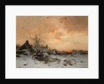 January: Cernay, near Rambouillet by Leon-Germain Pelouse