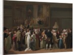 The Public Viewing David?s 'Coronation' at the Louvre, 1810 by Louis Leopold Boilly
