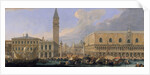 The Molo, Venice, from the Bacino di San Marco, ca. 1709 by Luca Carlevarijs