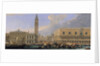 The Molo, Venice, from the Bacino di San Marco, ca. 1709 by Luca Carlevarijs