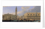 The Molo, Venice, from the Bacino di San Marco, ca. 1709 by Luca Carlevarijs