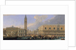 The Molo, Venice, from the Bacino di San Marco, ca. 1709 by Luca Carlevarijs