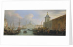 The Bacino, Venice, with the Dogana and a Distant View of the Isola di San Giorgio, ca. 1709 by Luca Carlevarijs