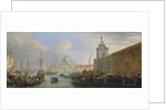 The Bacino, Venice, with the Dogana and a Distant View of the Isola di San Giorgio, ca. 1709 by Luca Carlevarijs