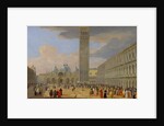 Piazza San Marco, Venice, ca. 1709 by Luca Carlevarijs