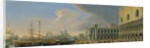 The Molo, Venice, Looking West, ca. 1709 by Luca Carlevarijs