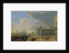 The Molo, Venice, Looking West, ca. 1709 by Luca Carlevarijs