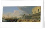 The Molo, Venice, Looking West, ca. 1709 by Luca Carlevarijs