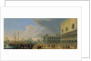 The Molo, Venice, Looking West, ca. 1709 by Luca Carlevarijs
