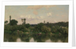On the Seine by Martín Rico y Ortega