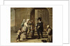 Beggars at a Doorway by Master of the Beguins