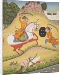 Nata Ragina: Folio from a ragamala series , 1714 by Mohamed