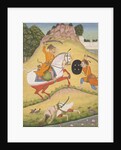 Nata Ragina: Folio from a ragamala series , 1714 by Mohamed