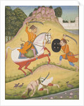 Nata Ragina: Folio from a ragamala series , 1714 by Mohamed