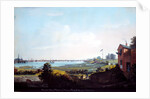 View of the City of New York and the Marine Hospital Taken from Wallabout by Nicolino Calyo