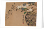 Bellflowers in Basket, 18th century by Ogata Kenzan