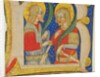 Manuscript Leaf Cutting Showing an Illumiated Initial R with St. Protasius and St. Gervasius, mid-15 by Olivetan Master