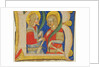 Manuscript Leaf Cutting Showing an Illumiated Initial R with St. Protasius and St. Gervasius, mid-15 by Olivetan Master