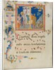Manuscript Leaf with the Martyrdom of Saint Bartholomew, from a Laudario, ca. 1340 by Pacino di Bonaguida