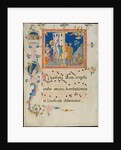Manuscript Leaf with the Martyrdom of Saint Bartholomew, from a Laudario, ca. 1340 by Pacino di Bonaguida