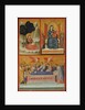 Saint John on Patmos, Madonna and Child Enthroned, and Death of the Virgin; The Crucifixion by Pacino di Bonaguida
