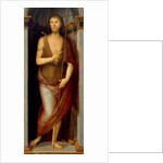 Saint John the Baptist; Saint Lucy by Perugino