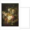 Flowers by a Stone Vase, 1786 by Peter Faes