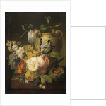 Flowers by a Stone Vase, 1786 by Peter Faes